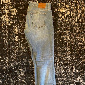 Sold-Madewell Men's lightwash skinny jean in 34x32